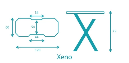 Biurko gamingowe Xeno biały / czarny designerskie i ergonomiczne biurko wytrzymały blat pokryty antypoślizgowym karbonem