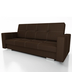 Kanapa rozkładana Allesio Bis czekoladowy brąz wygodna i komfortowa w użytkowaniu wersalka idealnie dopasuje się do każdego wnętrza