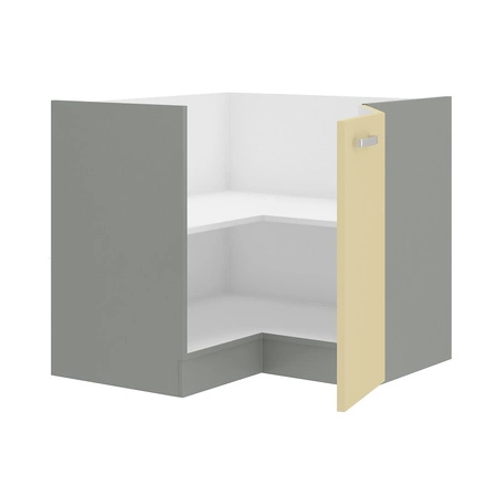 Szafka kuchenna narożna Karmen 90x90 DN 2F BB szafka odporna na parę wodną wysoką temperaturę i rozlaną ciecz