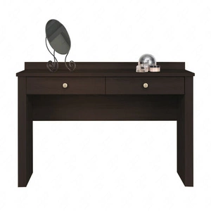 Toaletka z szufladami Finezja 120 cm dąb sonoma czekolada nowoczesny design stylowe rozwiązanie ułatwi uporządkowanie kosmetyków