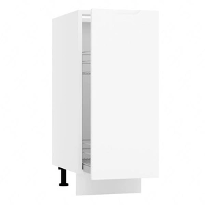 Szafka kuchenna cargo Zova D30 CARGO biała szafka do kuchni z funkcjonalnym koszem cargo odporność na uszkodzenia frezowany uchwyt