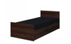 Łóżko Penelopa 80x200 cm z pojemnikiem na pościel kasztan wenge funkcjonalny mebel do pokoju dziecięcego lub pokoju młodzieżowego