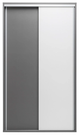 Zestaw mebli młodzieżowych Yugo w kolorze szary popiel / biały połysk idealna propozycja do pokoju młodzieżowego w modnym i nowoczesnym stylu