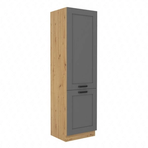 Słupek kuchenny Asti 60 LO-210 2F szafka do zabudowy lodówki szafka odporna na parę wodną rozlaną ciecz i wysoką temperaturę