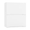 Szafka kuchenna wisząca Zova WS60GRF/2 biała szafka do kuchni z frontami otwieranymi do góry frezowane uchwyty odporna na uszkodzenia