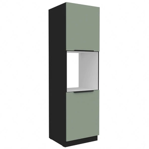 Słupek kuchenny Treviso Bl 60 DP-210 2F szafka do zabudowy piekarnika fronty wykonane w innowacyjnej technologii anti fingerprint