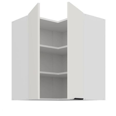 Szafka kuchenna narożna wisząca Corato Wh 60x60 GN-72 2F odporna na uszkodzenia wykończenie frontów w technologii anti fingerprint