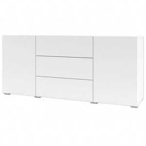 Komoda z szufladami Ava 140 cm biała z możliwością powieszenia idealna komoda do każdego wnętrza