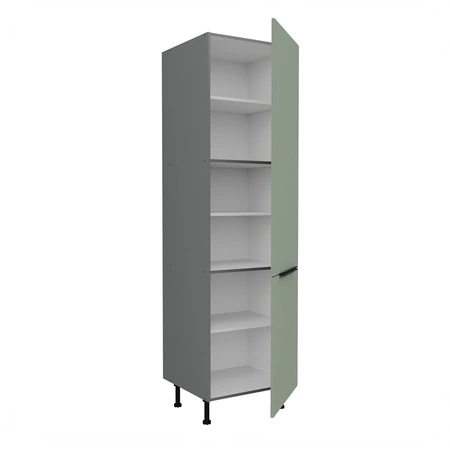 Słupek kuchenny Treviso Ant 60 DK-215 2F szafka kuchenna odporna na uszkodzenia wykończenie frontów w technologii anti fingerprint