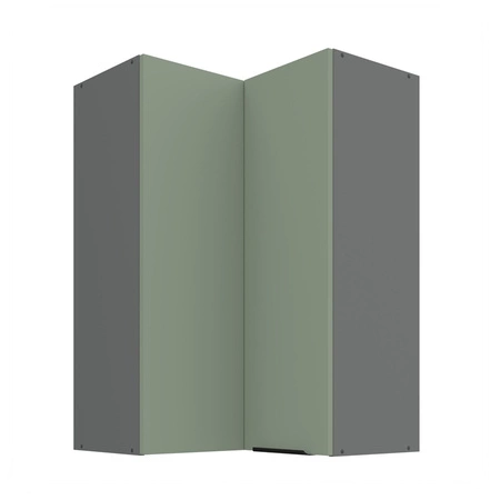 Szafka kuchenna narożna wisząca Treviso Ant 60x60 GN-90 2F odporna na uszkodzenia wykończenie frontów w technologii anti fingerprint