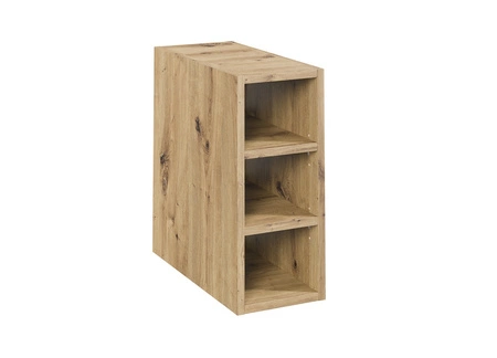 Zestaw mebli łazienkowych Bella beżowy minimalistyczny design elegancka frezowana ramka na frontach mebli uchwyty krawędziowe