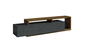 Szafka RTV Bota 219 cm appenzeller / matera nowoczesny design i asymetryczna bryła odporna na uszkodzenia