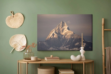 Obraz na płótnie Himalaje Nepal 100x70 cm ponadczasowa ozdoba każdego wnętrza obraz w stonowanej kolorystyce wysoka jakość wykonania