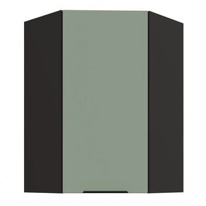 Szafka kuchenna narożna wisząca Treviso Bl 60x60 GN-90 1F odporna na uszkodzenia wykończenie frontów w technologii anti fingerprint
