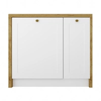 dąb artisan / biały