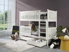 Łóżko piętrowe Martynka 2 osobowe 80x180 cm głębokie szuflady wysuwane na kółkach zajmuje przestrzeń łóżka pojedynczego