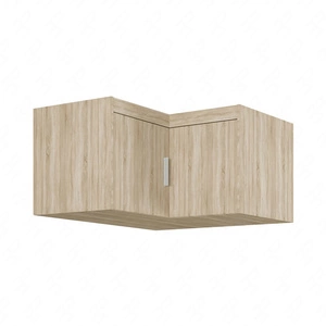 Nadstawka do szafy narożnej Rene dąb sonoma jasny funkcjonalna szafka powiększy miejsce do przechowywania ubrań obuwia i dodatków