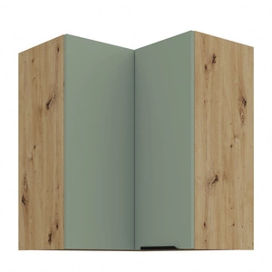 Szafka kuchenna narożna wisząca Treviso Ar 60x60 GN-72 2F odporna na uszkodzenia wykończenie frontów w technologii anti fingerprint