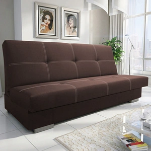 Kanapa rozkładana Allesio czekoladowy brąz wygodna i komfortowa w użytkowaniu wersalka idealnie dopasuje się do każdego wnętrza