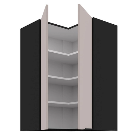 Szafka kuchenna narożna wisząca Tarraco 60x60 GN-90 2F metalowy uchwyt krawędziowy szafka odporna na działanie wilgoci i uszkodzenia