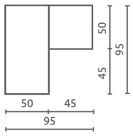 Szafa narożna Tablo grafit / enigma idealna do pokoju młodzieżowego bardzo użytkowa oraz posiada nowoczesny wygląd
