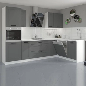 Zestaw mebli kuchennych narożny Avola 285x170 cm idealny do wnętrz w stylu nowoczesnym i klasycznym