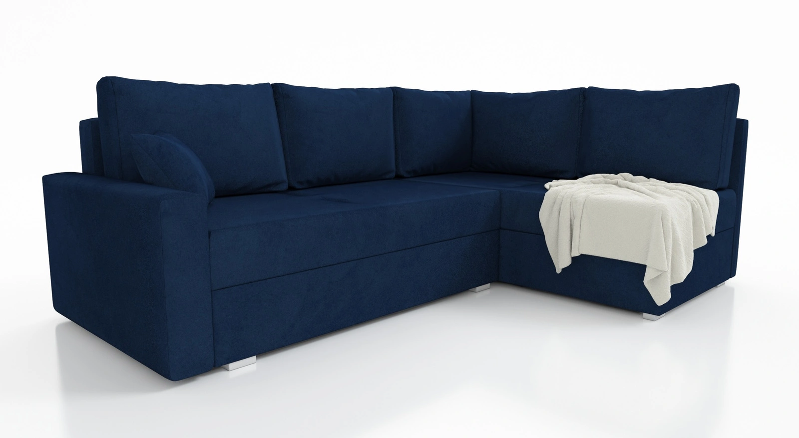 Narożnik z funkcją spania Nofi Narożniki do salonu Nowoczesne narożniki rozkładane do pokoju dziennego