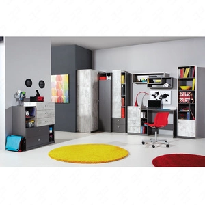 Zestaw mebli Tablo 6 grafit / enigma idealna propozycja do pokoju dziecięcego lub młodzieżowego w modnym stylu