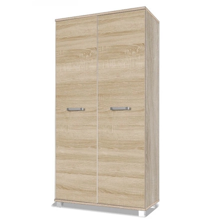 Szafa Maximus 100 cm dąb sonoma jasny nowoczesny design mebla wysoka jakość wykonania obrzeża szafy wykończone specjalną okleiną
