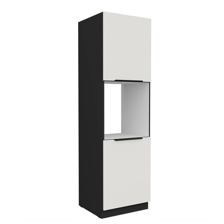 Słupek kuchenny Corato Bl 60 DP-210 2F szafka do zabudowy piekarnika fronty wykonane w innowacyjnej technologii anti fingerprint