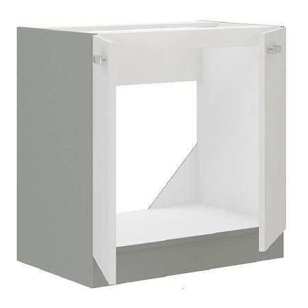 Zestaw mebli kuchennych Bianka 260 cm fronty w połysku niepowtarzalny styl szafek dopasuje się do wnętrza każdej kuchni