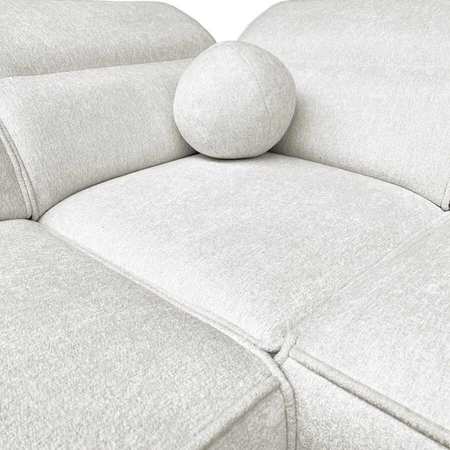 Narożnik z funkcją spania Viano XI Lux zielony prawostronny designerski narożnik z wysuwanym podnóżkiem i pojemnikiem na pościel