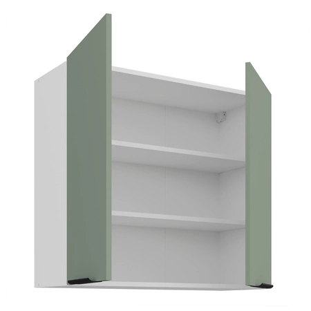 Szafka kuchenna wisząca Treviso Wh 80 G-72 2F szafka kuchenna odporna na uszkodzenia wykończenie frontów w technologii anti fingerprint