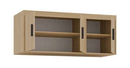 Nadstawka do szafy Rene 133 cm dąb olejowany funkcjonalna szafka powiększy miejsce do przechowywania ubrań obuwia czy dodatków