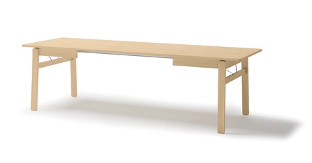 Stół rozkładany Plot 85x149-269 cm dąb jasny estetyczny i praktyczny stół do jadalni uniwersalny styl dopasuje się do każdego wnętrza