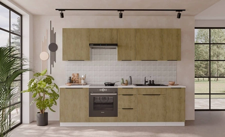 Szafka kuchenna wisząca Cremona 40 G-72 1F metalowy uchwyt krawędziowy szafka odporna na działanie wilgoci i uszkodzenia