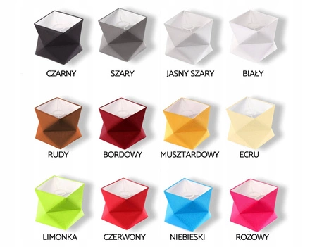 Lampa wisząca potrójna Quasar designerska lampa sufitowa do salonu z bawełnianym abażurem i metalową rozetą sufitową