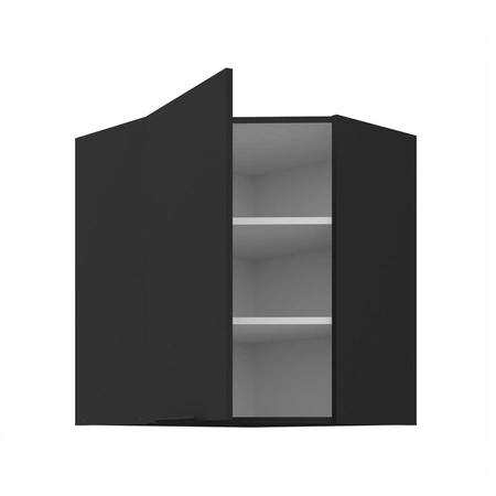 Szafka kuchenna narożna wisząca Alatri Bl 60x60 GN-72 1F odporna na uszkodzenia wykończenie frontów w technologii anti fingerprint