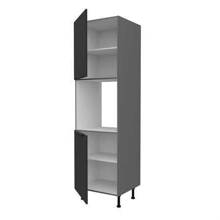 Słupek kuchenny Alatri Ant 60 DP-215 2F szafka do zabudowy piekarnika fronty wykonane w innowacyjnej technologii anti fingerprint