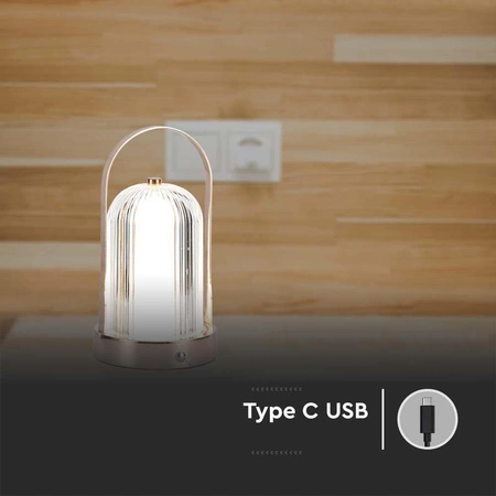 Lampka nocna Doro matowy złoty 1W 3000K-6000K designerska konstrukcja lampa stołowa w stylu nowoczesnym metalowa podstawa