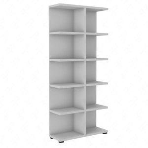 Regał Even 84 cm jasny szary idealny regał do biura gabinetu lub pokoju nastolatka