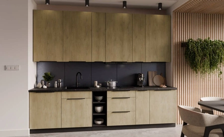 Szafka kuchenna wisząca Crotone 40 G-108 1F metalowy uchwyt krawędziowy szafka odporna na działanie wilgoci i uszkodzenia