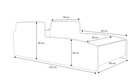 Łóżko Tractor Red 80x160 cm designerskie łóżko z materacem w kształcie traktora z ozdobnym nadrukiem wykonane z solidnych materiałów