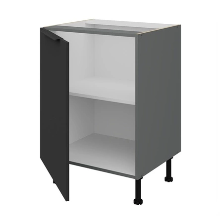 Zestaw mebli kuchennych Alatri Ant 300 cm stylowe szafki kuchenne z frontami wykonanymi w technologii anti fingerprint metalowe uchwyty