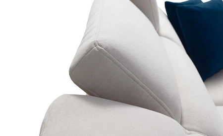 Narożnik z funkcją spania Kelly Sleek III lawendowy róż lewostronny elegancki narożnik do salonu z dwoma pojemnikami na pościel