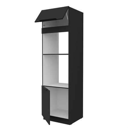 Słupek kuchenny Alatri Bl 60 DPM-210 2F szafka do zabudowy mikrofali i piekarnika fronty wykonane w technologii anti fingerprint