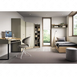 Zestaw mebli Olivio eukaliptus / dąb baltic dune idealna propozycja do pokoju młodzieżowego w modnym stylu