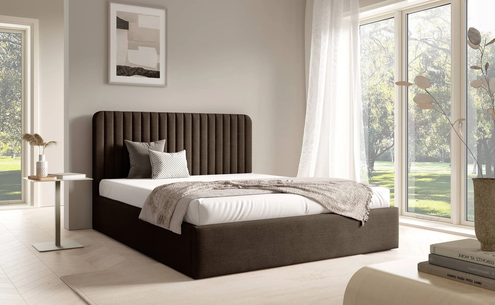 Łóżko tapicerowane Faro Łózko tapicerowane do sypialni