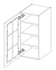 Szafka kuchenna wisząca Kastos 40 GS-90 1F szafka odporna na parę wodną wysoką temperaturę i rozlaną ciecz