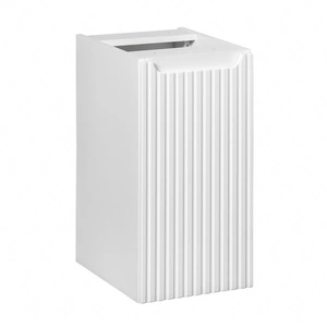 Szafka łazienkowa wisząca Nova 30 cm biała stylowa szafka z półką zapewni dodatkową przestrzeń do przechowywania frezowany uchwyt